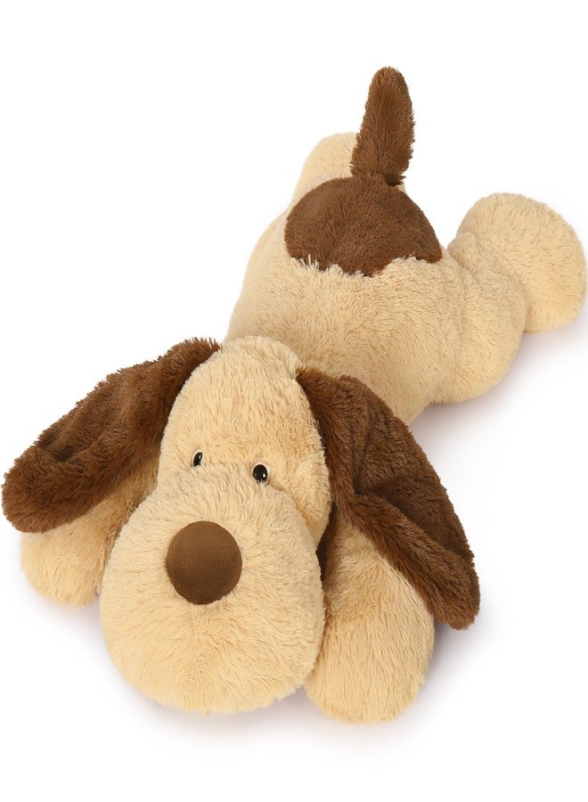 MorisMos 32 Inch 5Lbs Weighted Dog Stuffed Animals, Giant Large Weighted Stuffed Dog Plush Puppy Pillow for Adults Kids, Teens, Girls, Boys - Image 1
